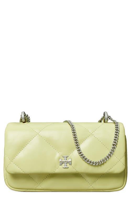 Tory Burch Kira Diamond Quilted Leather Mini Flap Bag Product Image