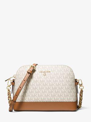 Michael Kors Signature Logo Jet Set Charm Large Dome Crossbody Bag Product Image