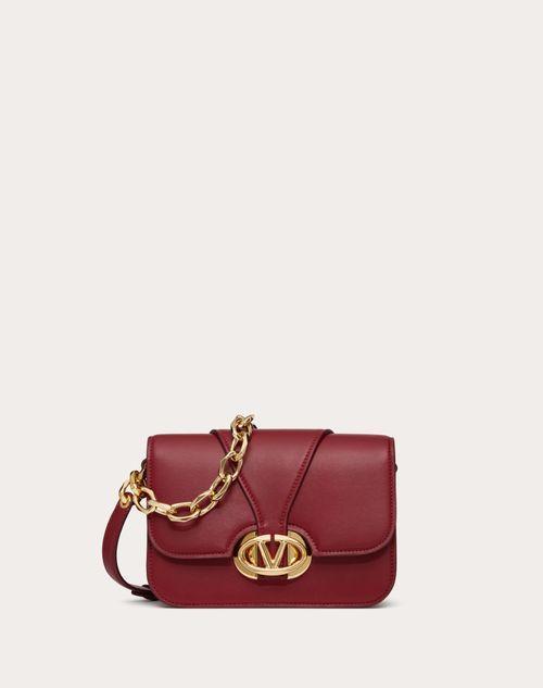 VLOGO O'CLOCK SMALL NAPPA LEATHER SHOULDER BAG WITH CHAIN Product Image