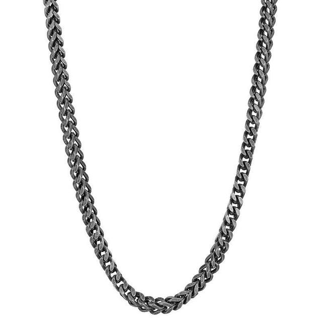 Mens LYNX Stainless Steel Franco Chain Necklace Product Image