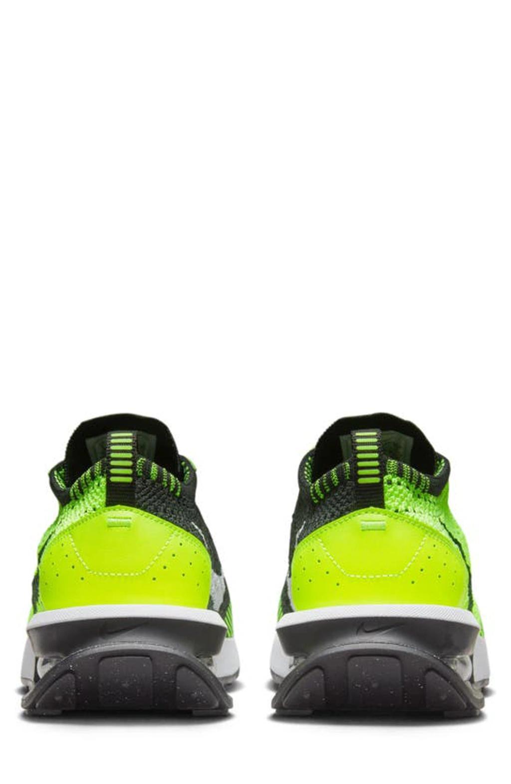 Air Max Flyknit Racer "volt" Sneakers In Yellow Product Image