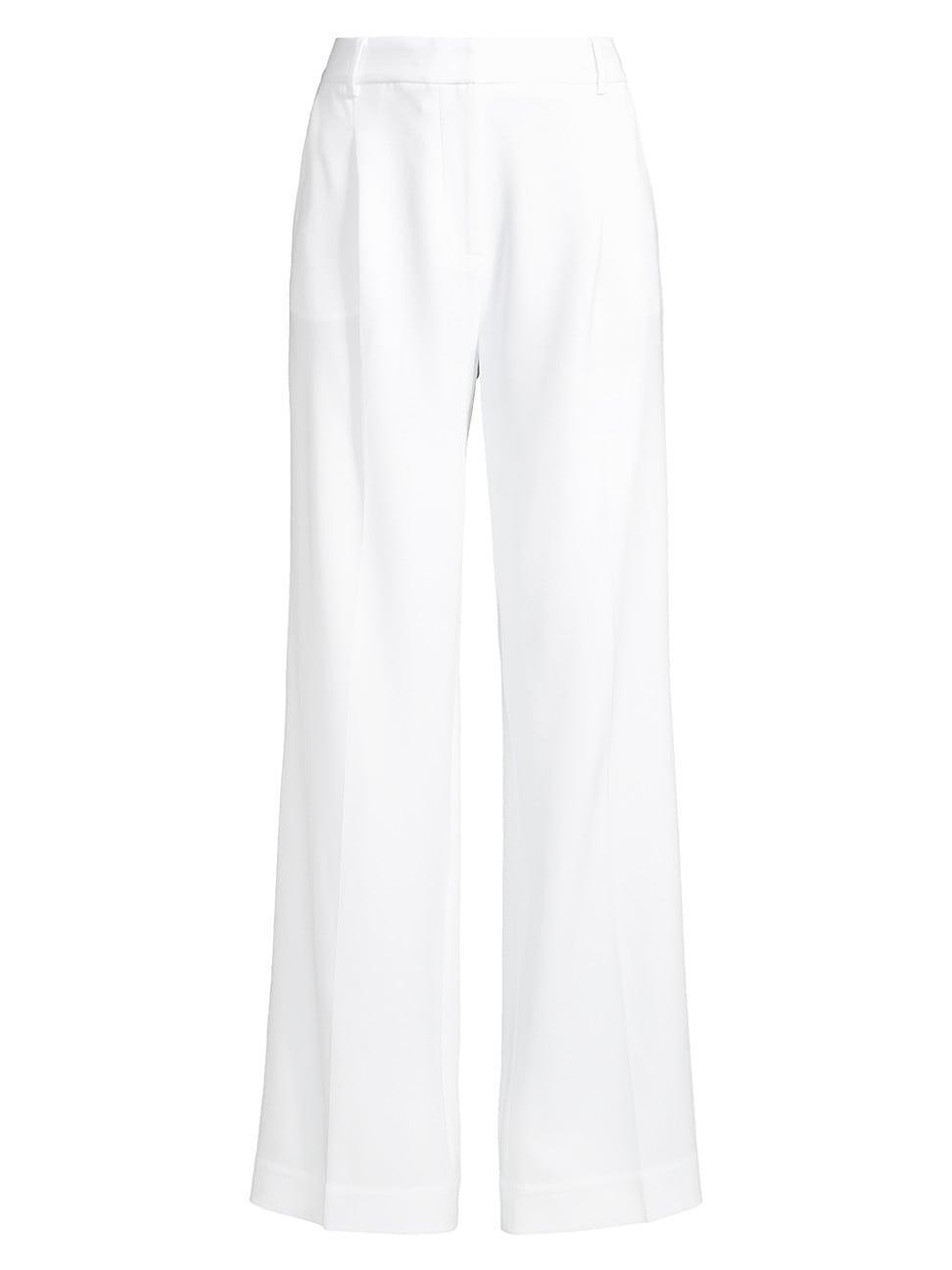 Crepe Wide-Leg Pants Product Image