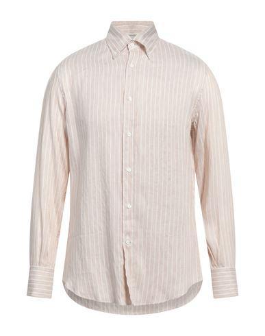 BRUNELLO CUCINELLI Man Shirt Beige Size 3xl Linen, Lyocell, Cotton Product Image