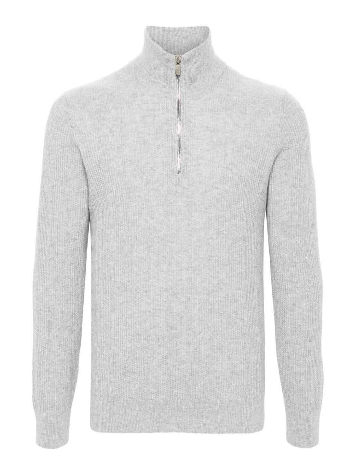 BRUNELLO CUCINELLI Cashmere Sweater In Gray Product Image