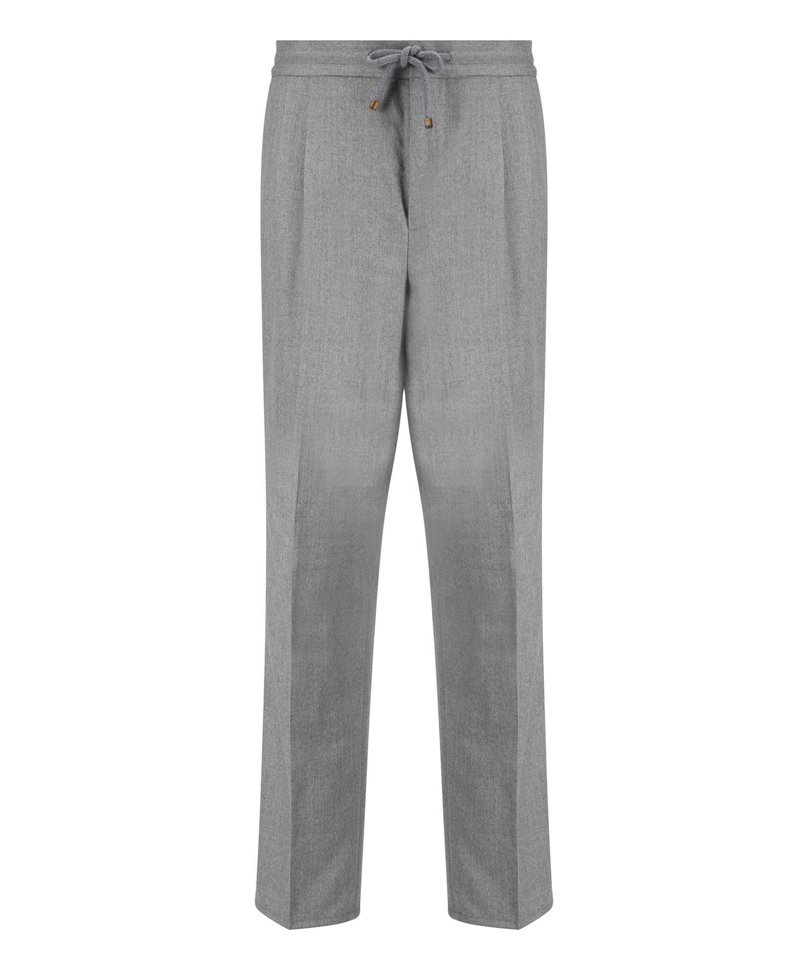 BRUNELLO CUCINELLI Trousers In Gray Product Image