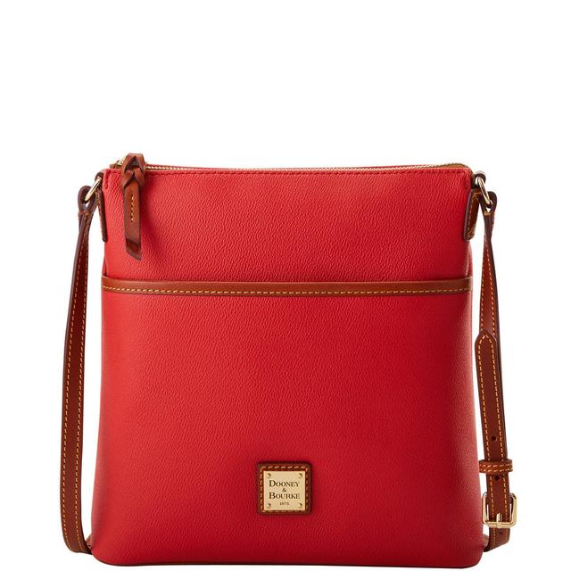 Dooney & Bourke Womens Kirby Everyday Crossbody Coated Cotton Shoulder Bag in Crimson Product Image