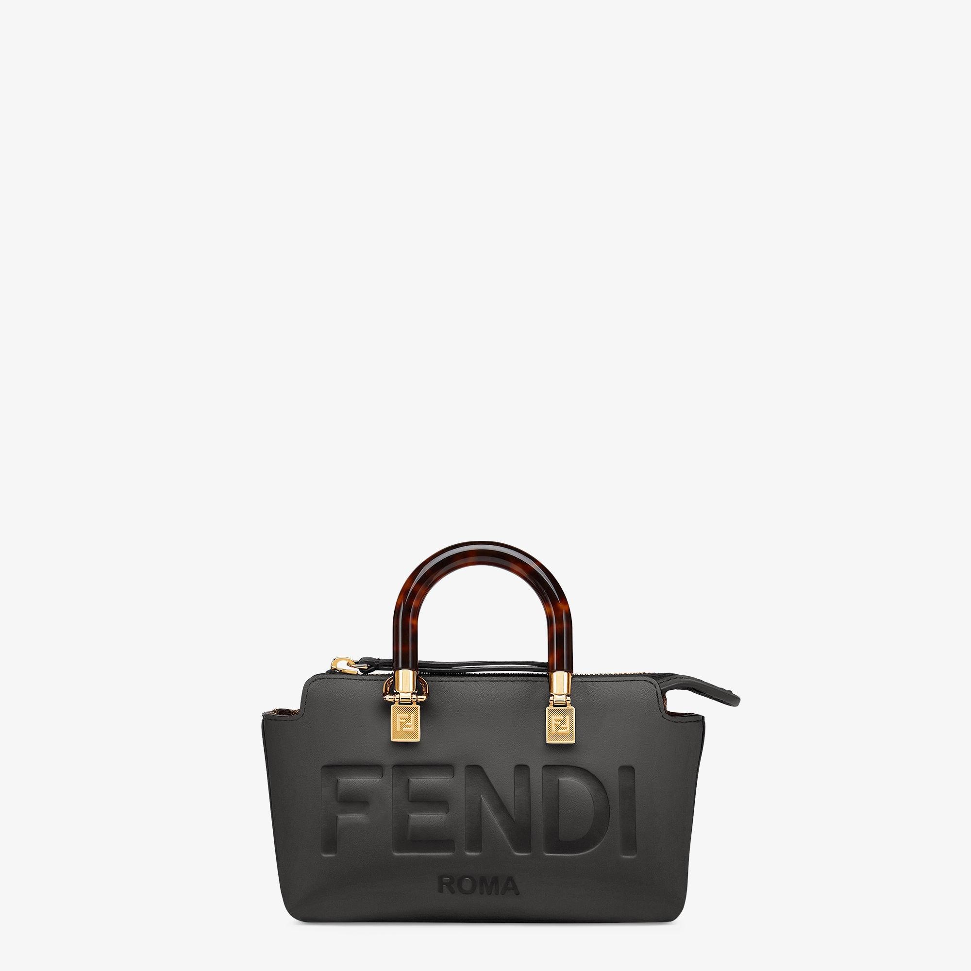 By The Way MiniSmall black leather Boston bag Product Image