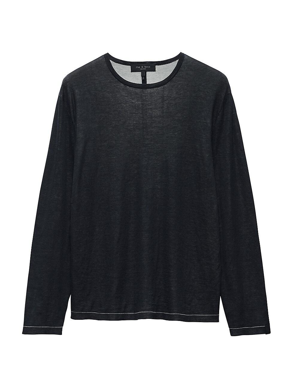 Mens Double-Faced Long-Sleeve T-Shirt Product Image