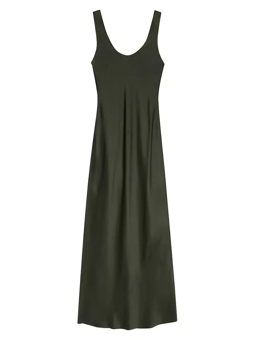 Camille Silk Maxi Dress Product Image