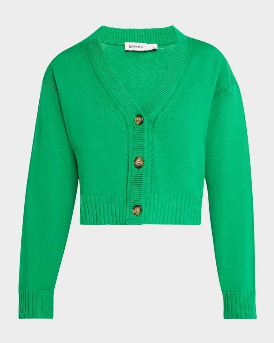 Cashmere Cropped Cardigan product image