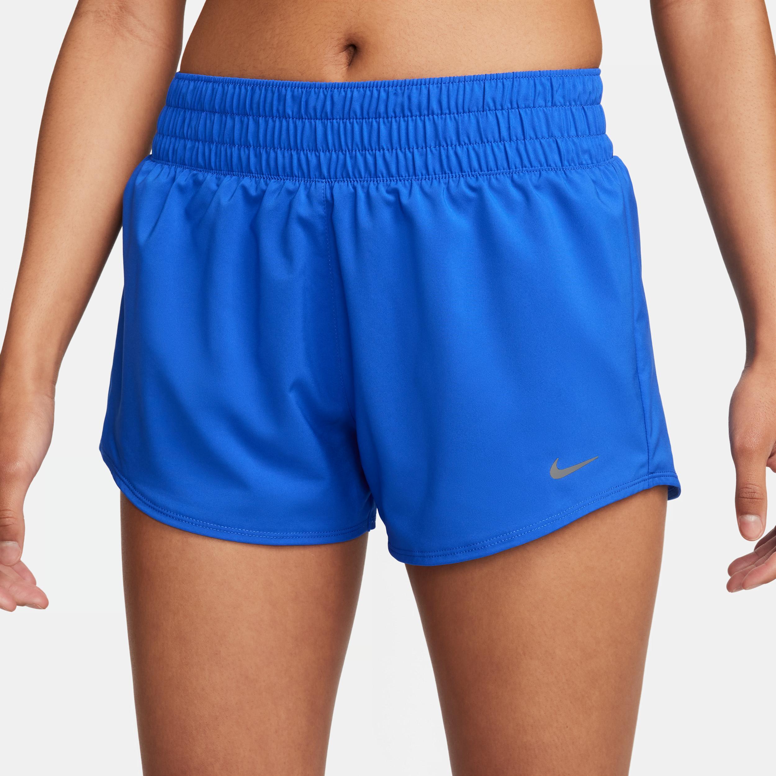 Nike Women's One Dri-FIT Mid-Rise 3" Brief-Lined Shorts Product Image