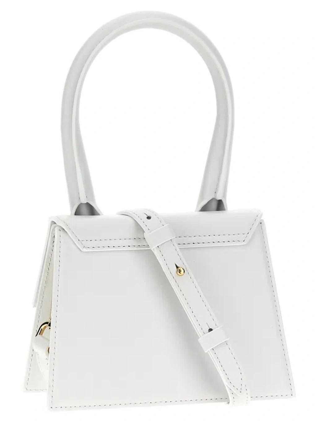 JACQUEMUS Le Chiquito Moyen Hand Bags White Product Image