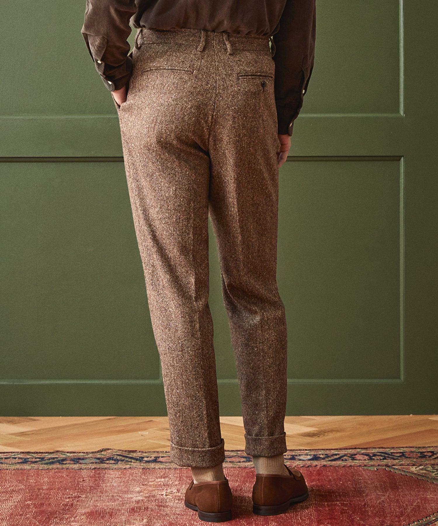 Brown Donegal Madison Trouser Product Image