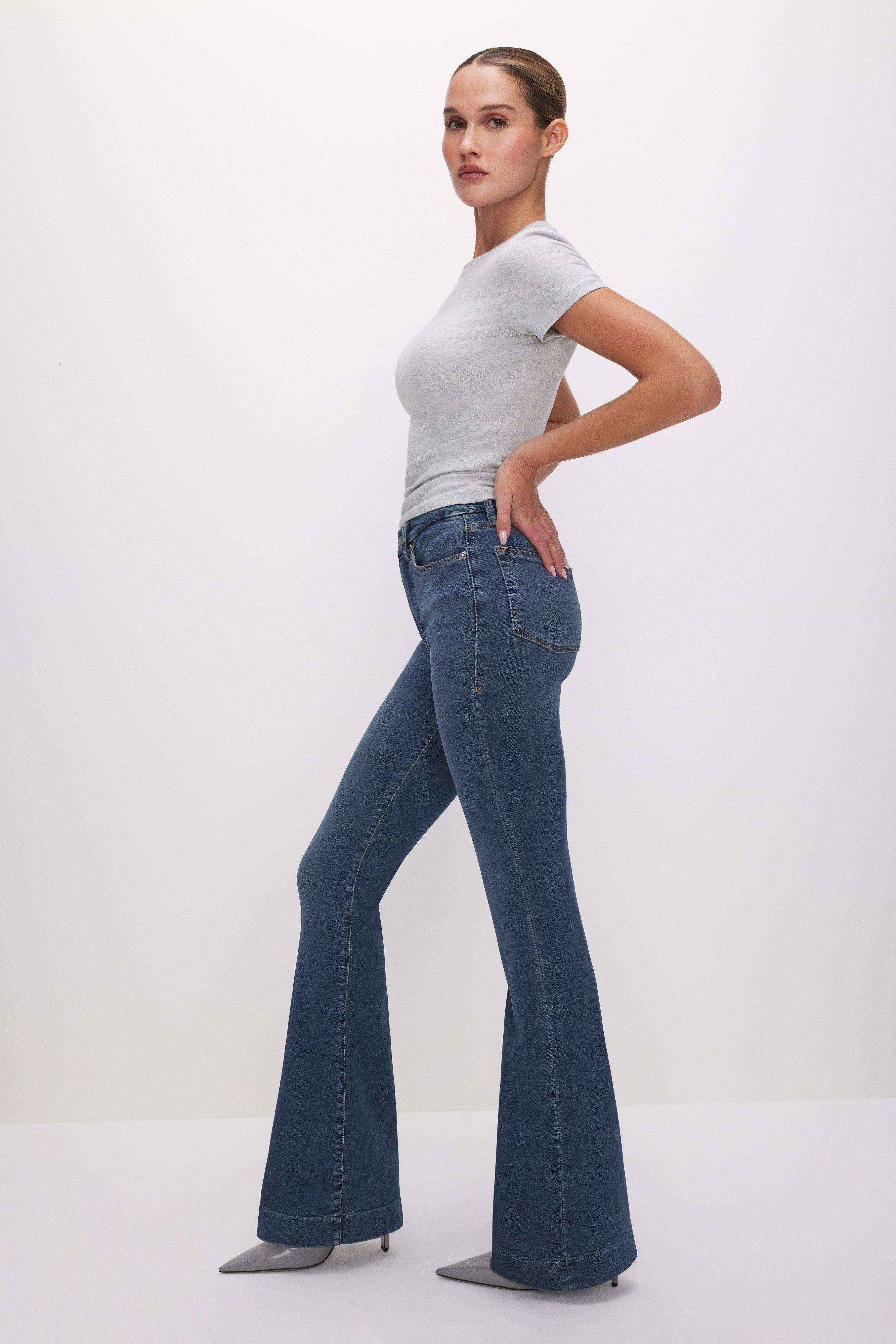 GOOD LEGS FLARE JEANS | BLUE004 Product Image