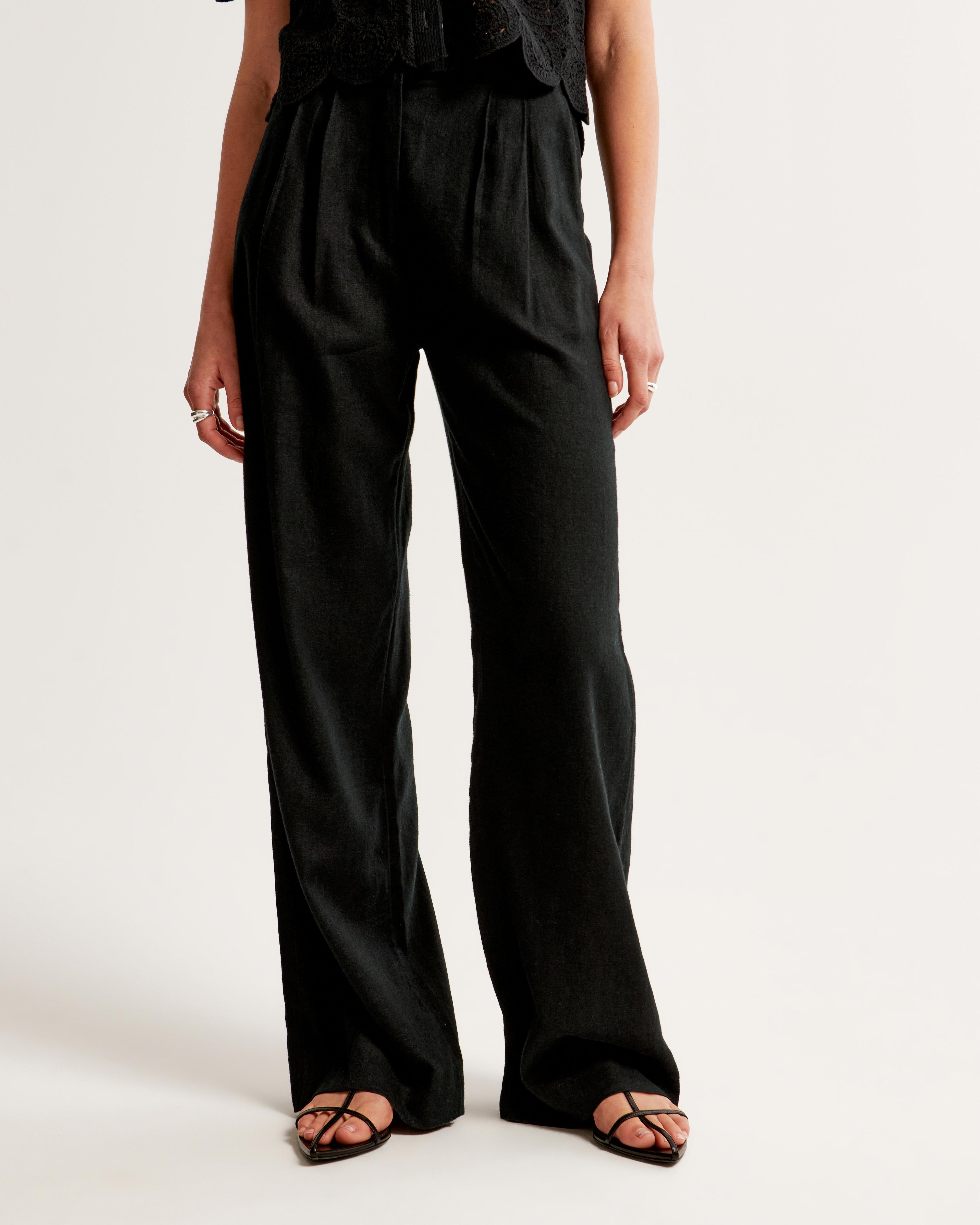 A&F Sloane Tailored Linen-Blend Pant Product Image