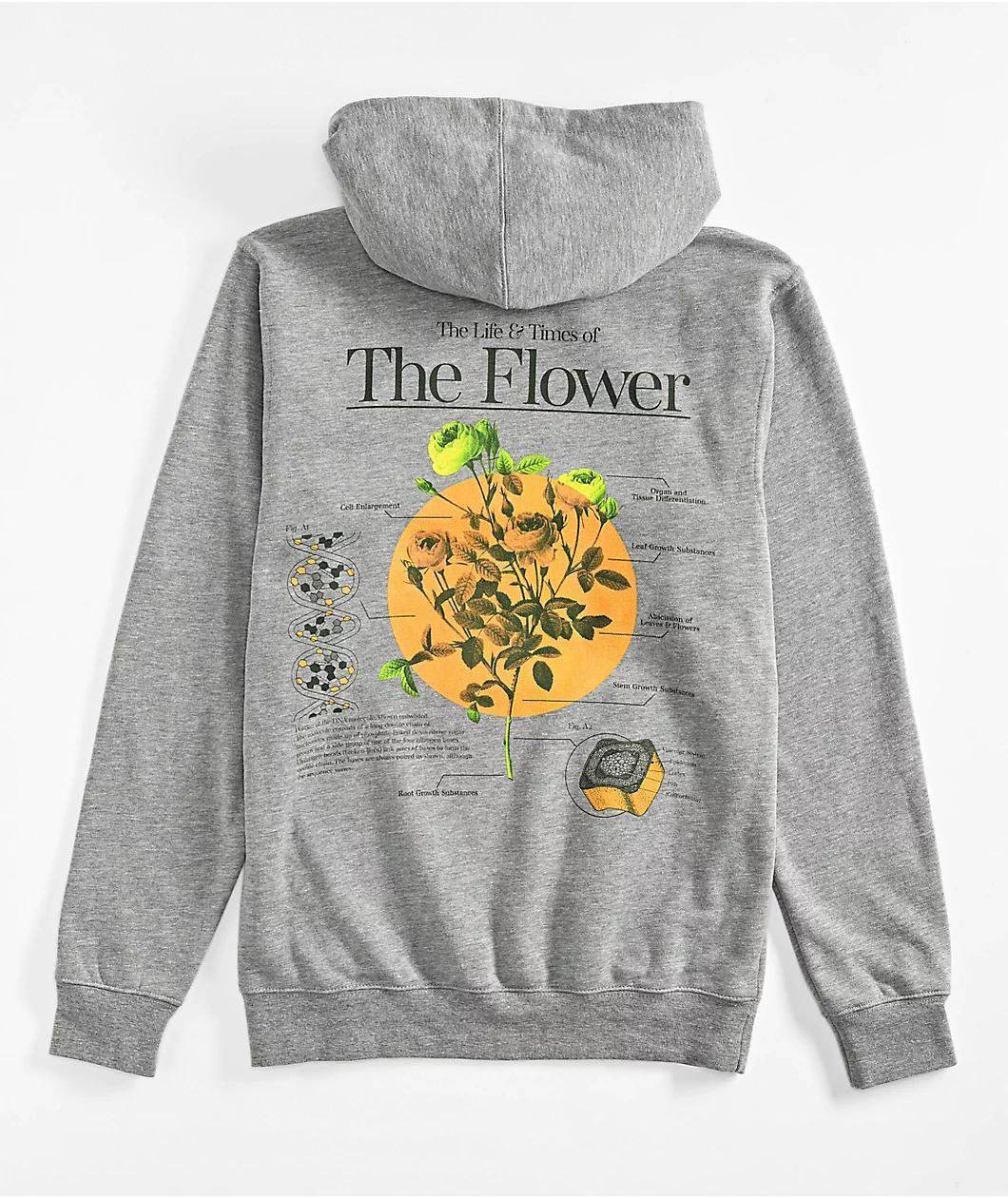 Dravus The Flower Grey Hoodie Product Image