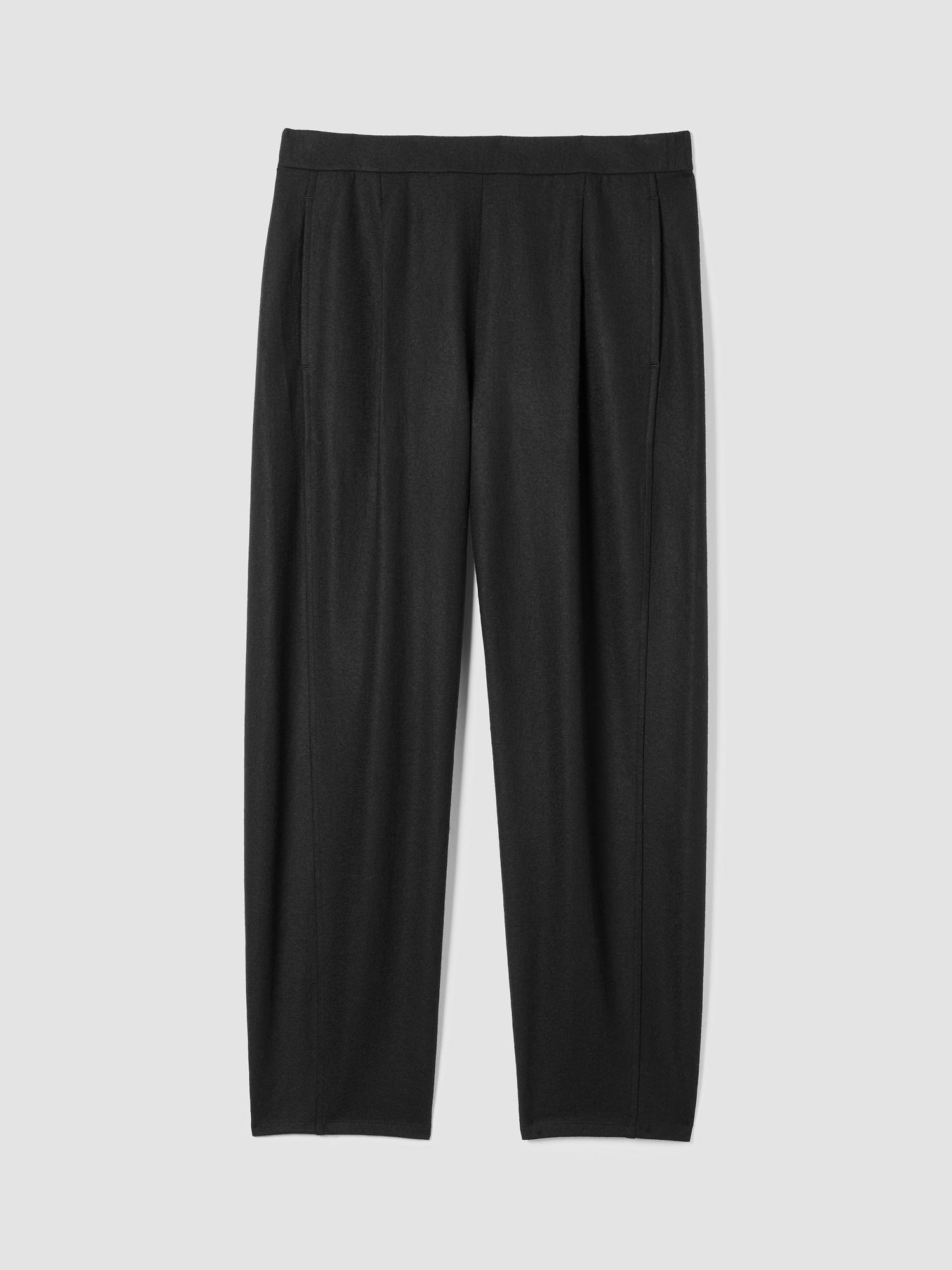 EILEEN FISHER Felted Wool Jersey Lantern Pant in Regenerative Woolfemale Product Image