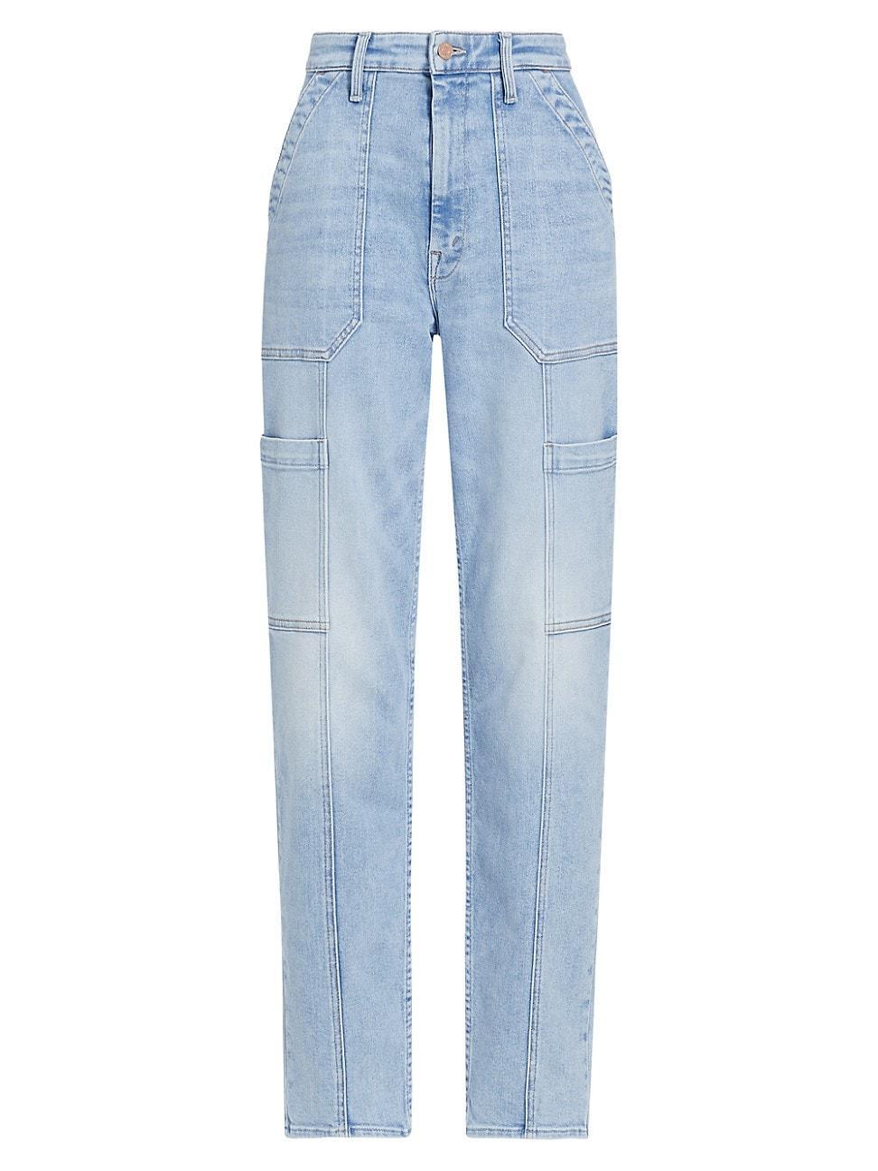 Womens The Private Double Pocket Skimp High-Rise Stretch Tapered Jeans Product Image