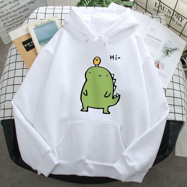 Dinosaur Print Hoodie Product Image