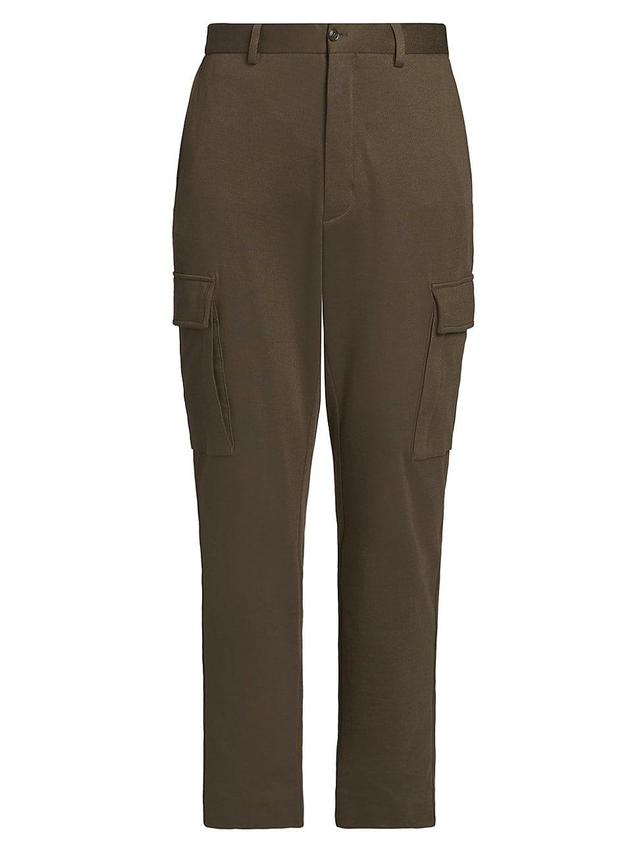 Mens Cotton-Blend Cargo Trousers Product Image