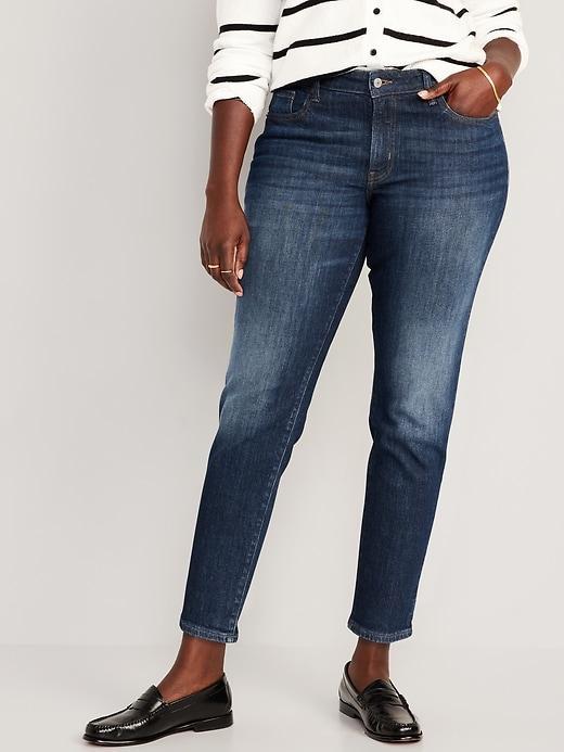 Mid-Rise OG Straight Ankle Jeans Product Image