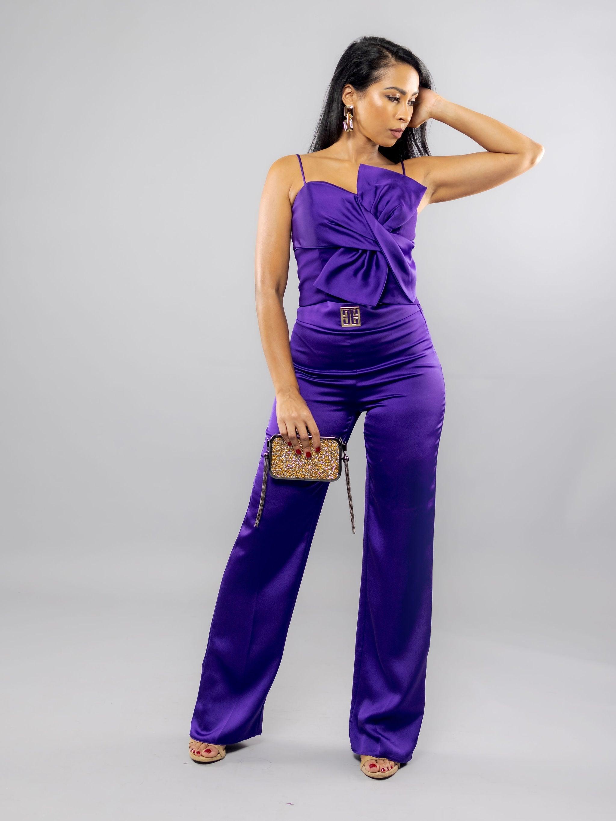 Zeldin Royal Purple Pants Product Image