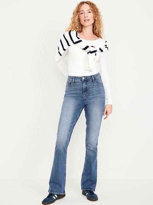 Extra High-Waisted Flare Jeans Product Image