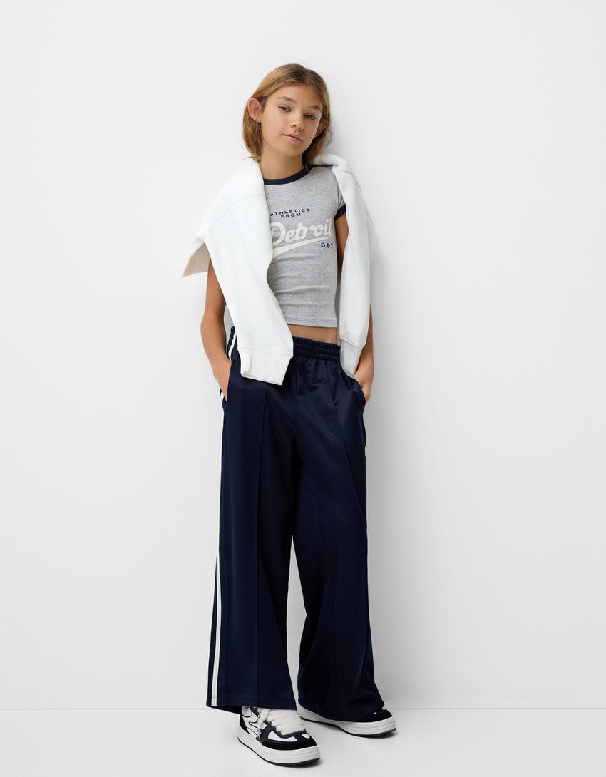 Pants with side stripes Product Image