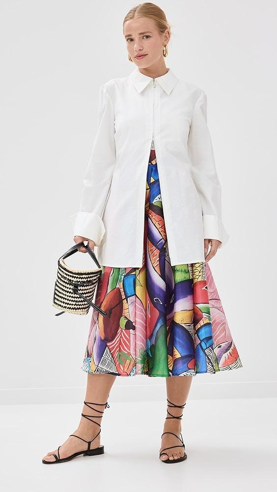 Stella Jean Shantung Skirt | Shopbop Product Image