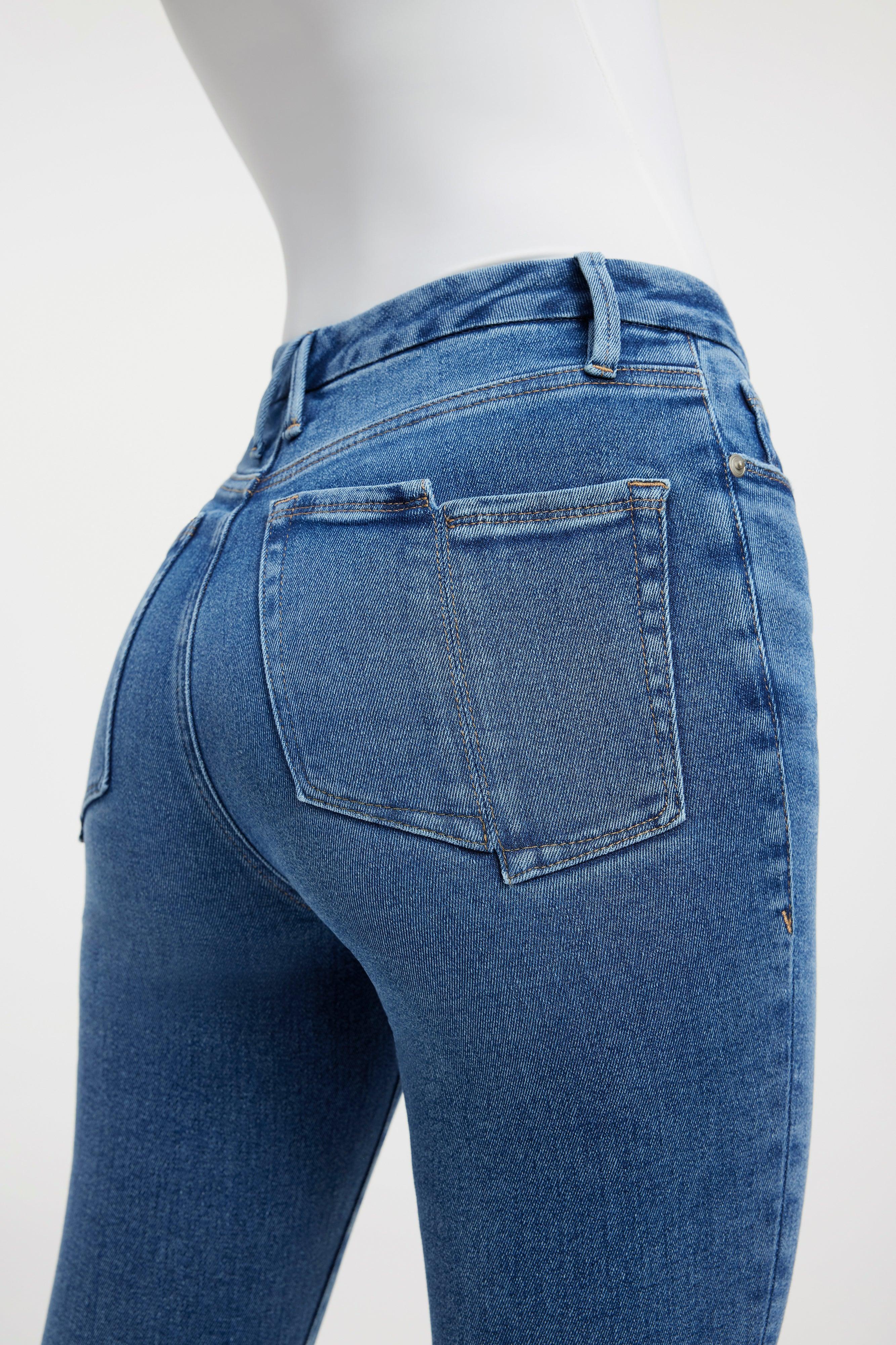 GOOD WAIST SKINNY CROPPED  JEANS | INDIGO326 Product Image