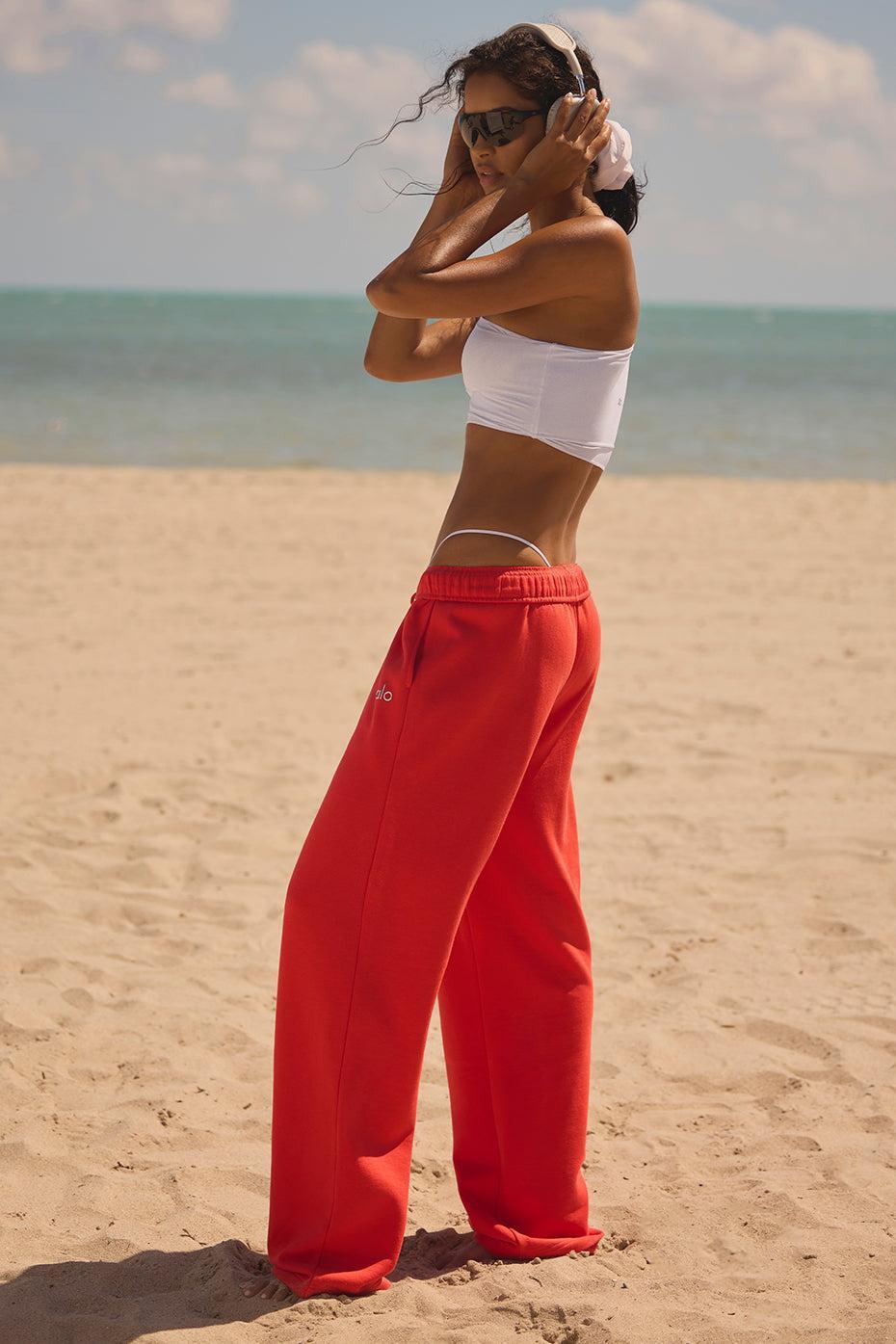 Accolade Straight Leg Sweatpant - Red Hot Summer Female product image