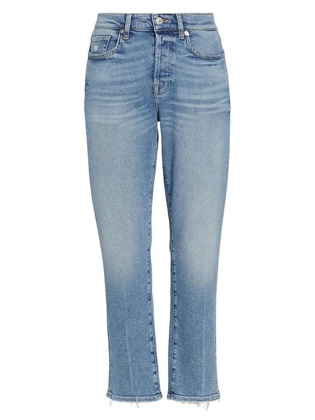 7 For All Mankind High-Waisted Slim Kick in Must (Must) Women's Jeans Product Image