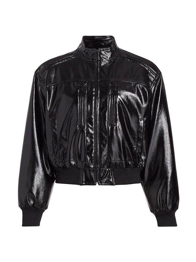 Womens The Exit Ramp Faux Leather Jacket Product Image