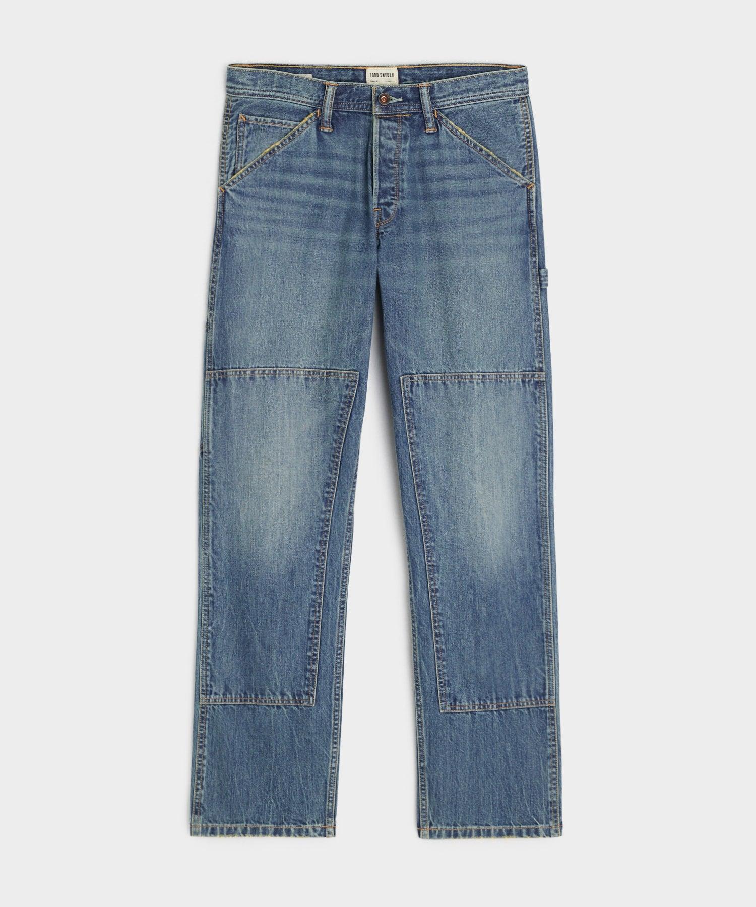 Vintage Straight Selvedge Carpenter Jean in Worn Wash Product Image