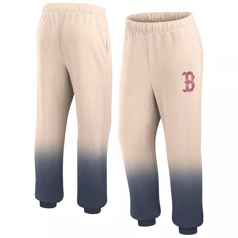 Womens Fanatics Branded Tan/Navy Boston Red Sox Luxe Ombre Lounge Pants Product Image