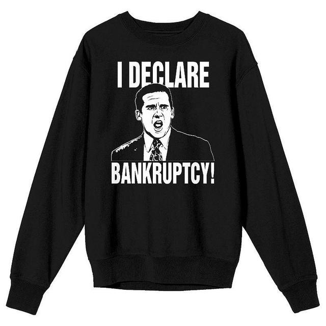 Mens The Office Michael I Declare Bankruptcy Long Sleeve Graphic Tee Product Image