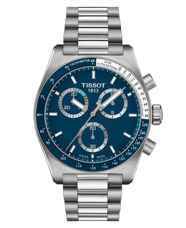 Tissot Mens Swiss Chronograph Prs 516 Stainless Steel Bracelet Watch 40mm Product Image