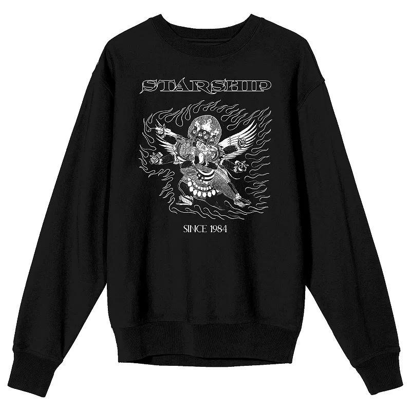 Mens Starship Greatest Hits Cover Long Sleeve Graphic Tee Product Image