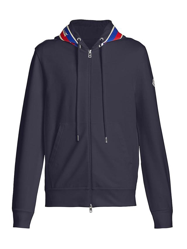 Moncler Retro Stripe Zip-Up Hoodie Product Image