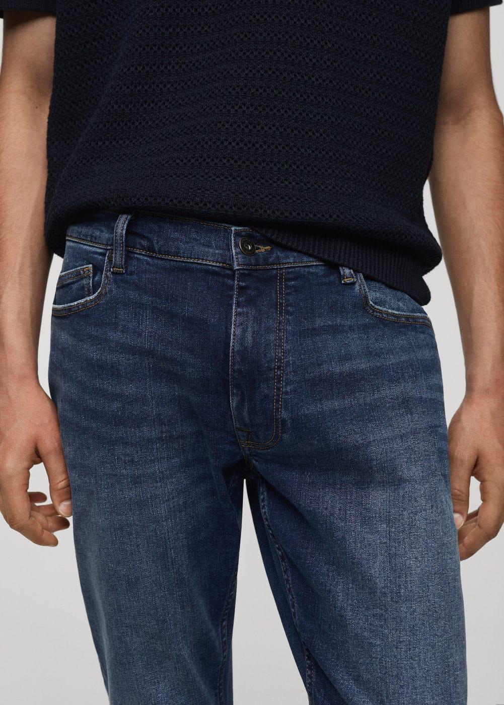 MANGO MAN - Jude skinny-fit jeans dark blueMen Product Image