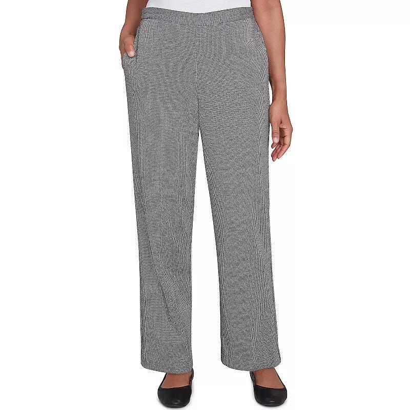 Petite Womens Alfred Dunner Chic Comfort Waist Pants Product Image