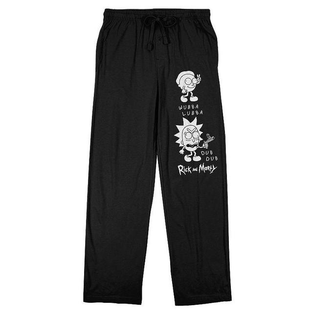 Mens Rick & Morty Wubba Pajama Pants Product Image