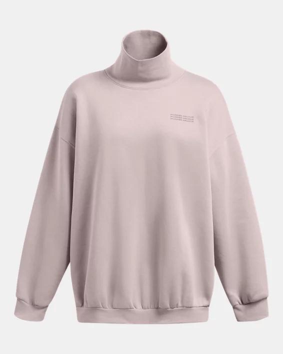 Women's UA Icon Fleece Oversized Mock Crew Product Image