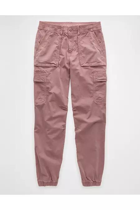 AE Stretch High-Waisted Baggy Cargo Jogger Women's Product Image