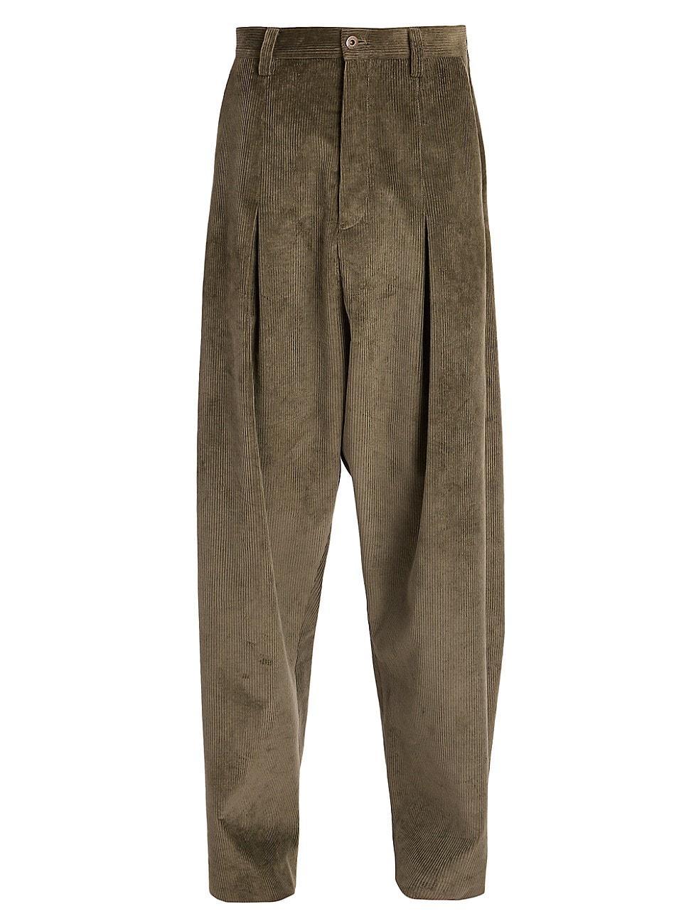 Mens Cotton-Blend Harem Trousers Product Image