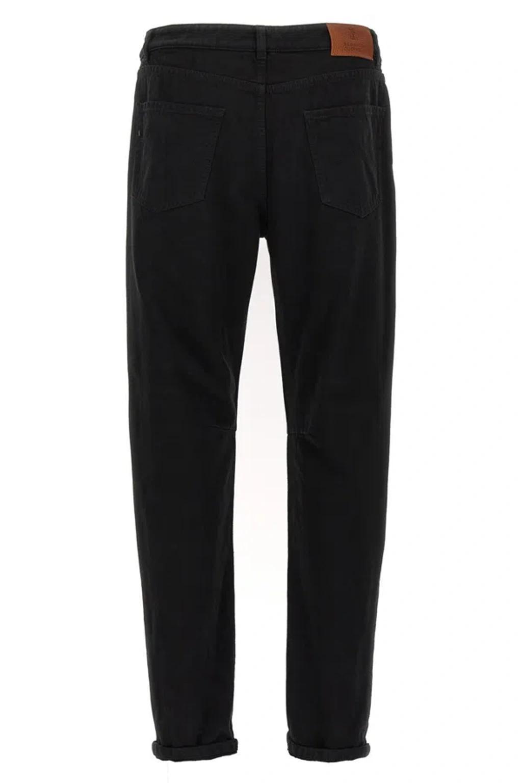 BRUNELLO CUCINELLI Trouser In Black Product Image