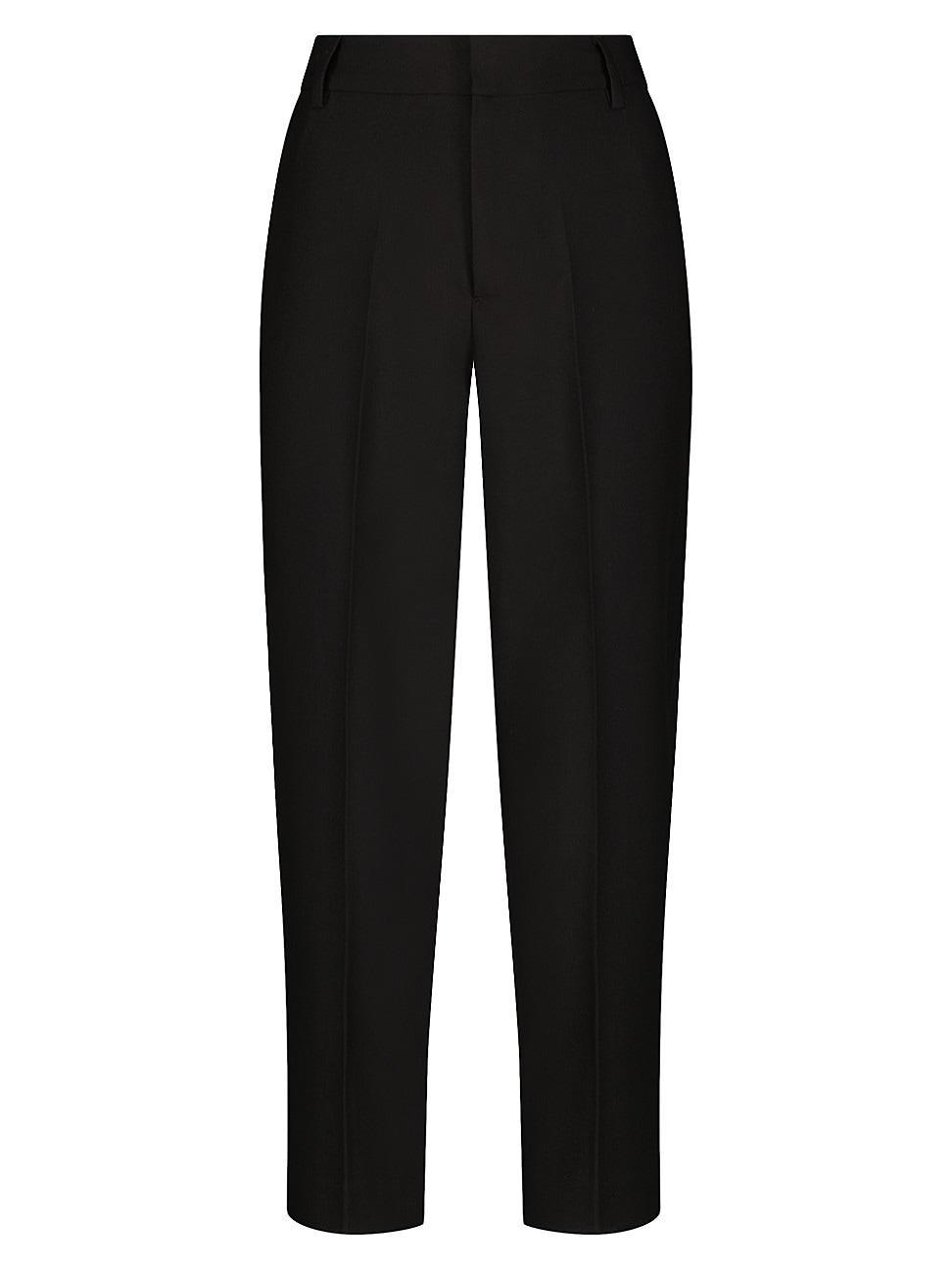 Womens Crepe Tapered Crop Trousers product image