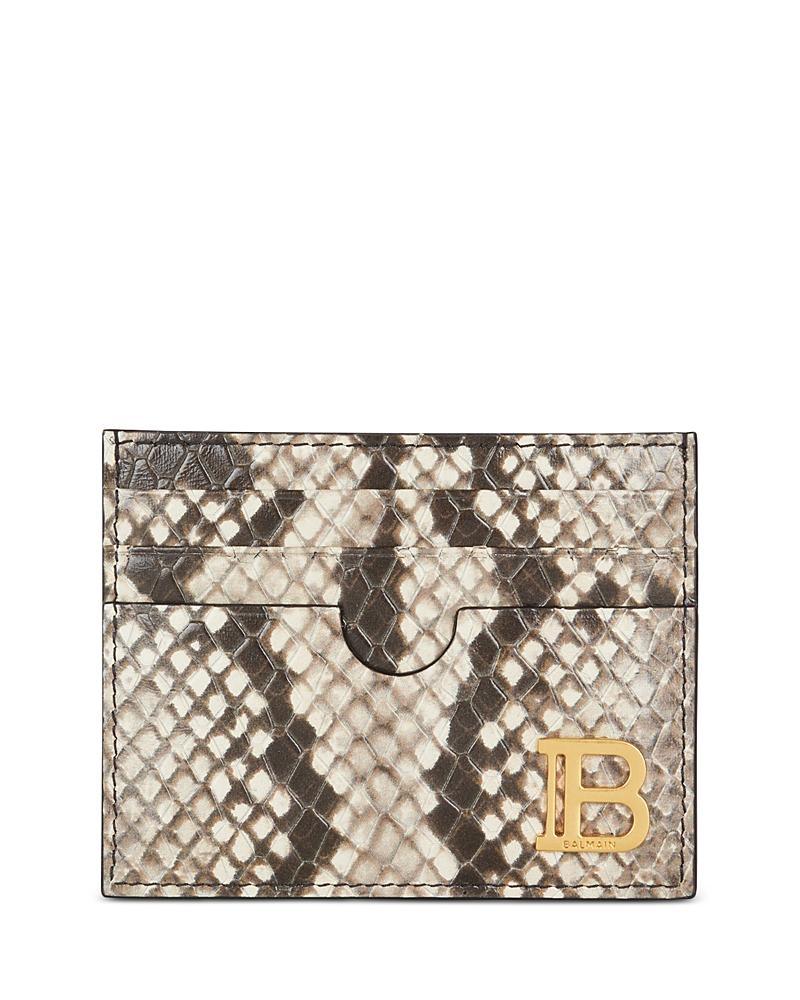 Balmain B Buzz Leather Card Case Product Image