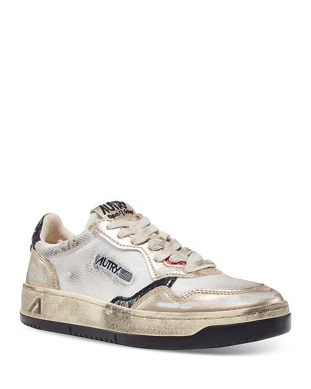 Autry Womens Super Vintage Low Top Sneakers Product Image