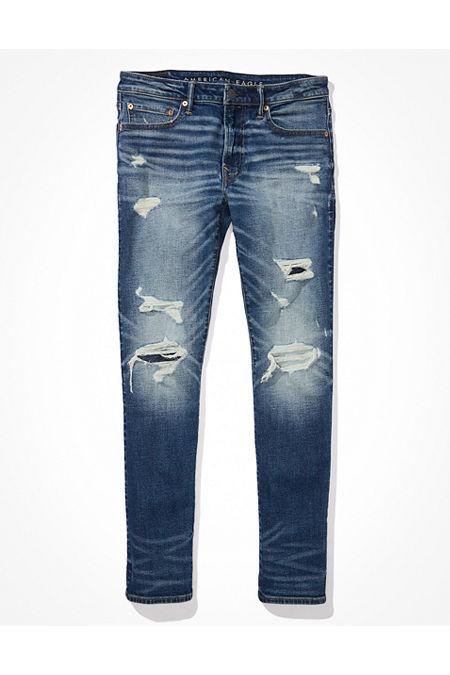 AE AirFlex Patched Slim Jean Mens Product Image